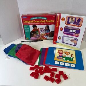 Lakeshore Simple Sentences Instant Learning Center Language Arts Reading EE188
